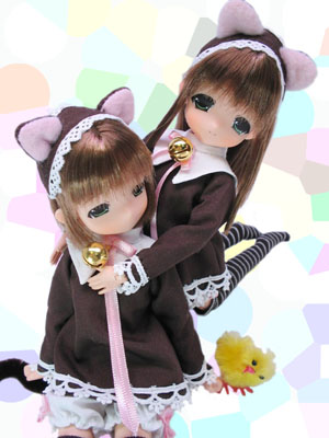ひなちゃん・ひよちゃん ねこみみロリータイチゴチョコVer.